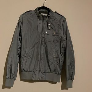 ❤️Wesc thin lightweight gray bomber jacket style, Small